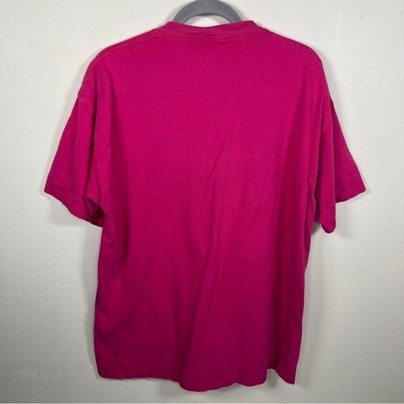 XL VINTAGE FUCHSIA PINK WESTERN BOOT SCOOTIN BABE 80s TEE TSHIRT COTTON - Picture 4 of 6